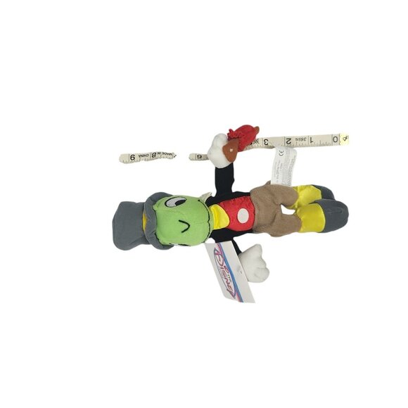 The Disney Store Jiminy Cricket Pinocchio Mini Bean Bag Plush 9" NWT - Picture 2 of 6